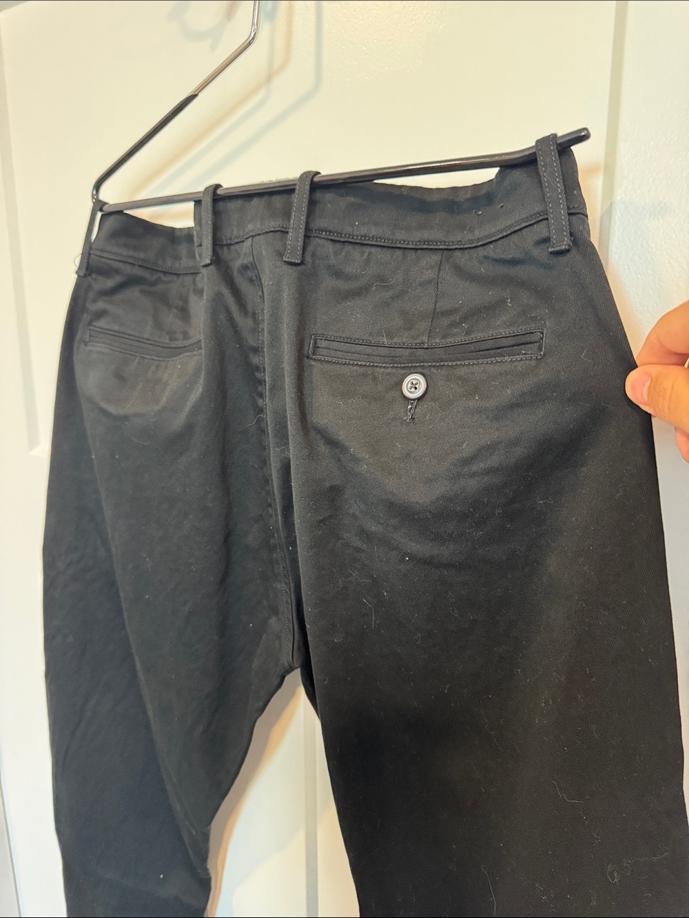J. Crew NWOT 484 Slim Stretch Black Men's Chinos 33/32 - Picture 7 of 7